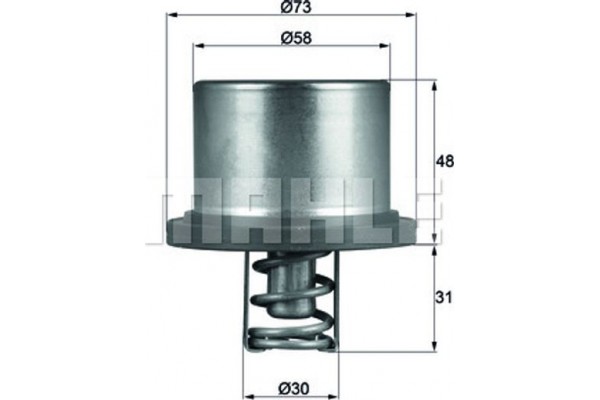 Mahle Θερμοστάτης, Ψυκτικό Υγρό - Thd 2 89