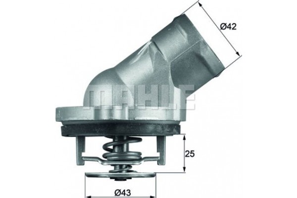 Mahle Θερμοστάτης, Ψυκτικό Υγρό - Ti 45 87D