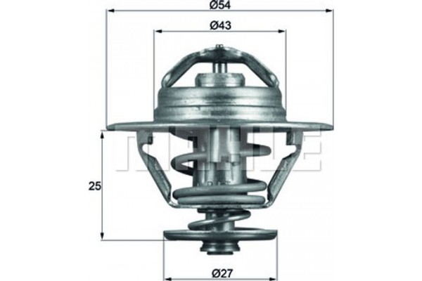 Mahle Θερμοστάτης, Ψυκτικό Υγρό - Tx 93 79D