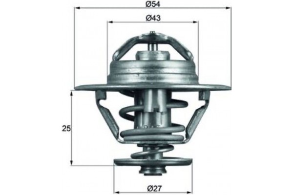 Mahle Θερμοστάτης, Ψυκτικό Υγρό - Tx 93 83D
