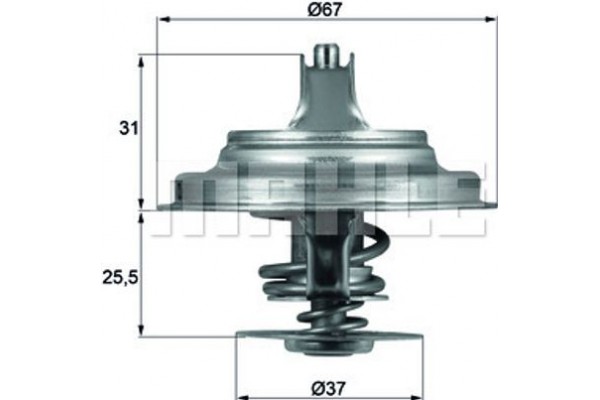 Mahle Θερμοστάτης, Ψυκτικό Υγρό - Tx 25 87D