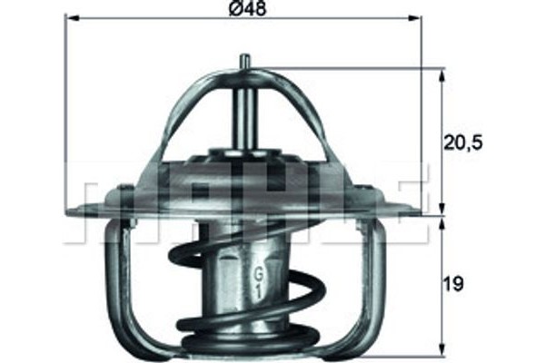 Mahle Θερμοστάτης, Ψυκτικό Υγρό - Tx 1 87D