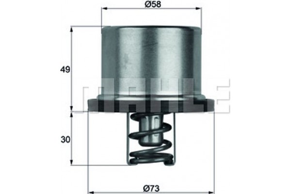 Mahle Θερμοστάτης, Ψυκτικό Υγρό - Thd 1 79