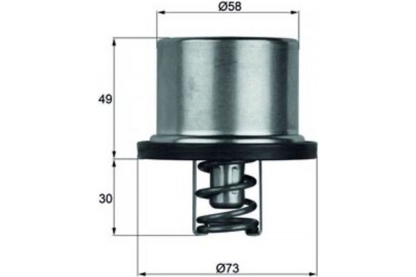 Mahle Θερμοστάτης, Ψυκτικό Υγρό - Thd 1 82