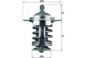 Mahle Θερμοστάτης, Ψυκτικό Υγρό - Tx 70 82