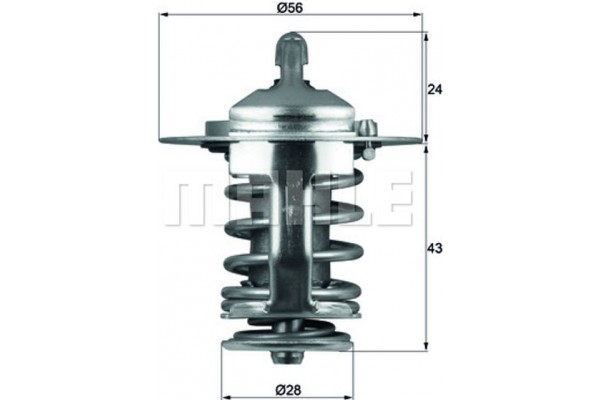 Mahle Θερμοστάτης, Ψυκτικό Υγρό - Tx 70 82