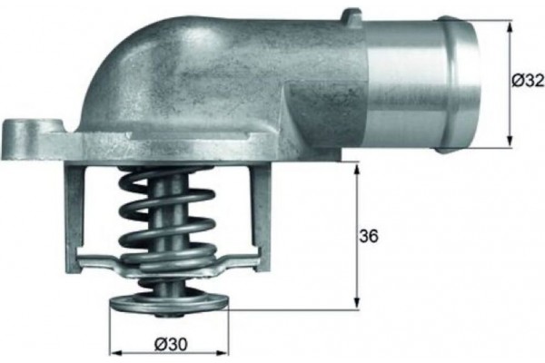 Mahle Θερμοστάτης, Ψυκτικό Υγρό - Ti 212 87D Mahle Θερμοστάτης, Ψυκτικό Υγρό - Ti 212 87D