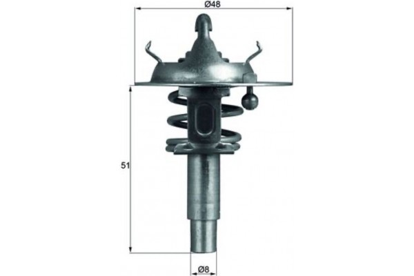 Mahle Θερμοστάτης, Ψυκτικό Υγρό - Tx 106 90D