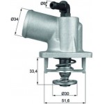 Mahle Θερμοστάτης, Ψυκτικό Υγρό - Ti 55 92D