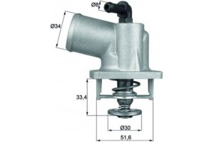 Mahle Θερμοστάτης, Ψυκτικό Υγρό - Ti 55 92D