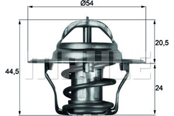 Mahle Θερμοστάτης, Ψυκτικό Υγρό - Tx 4 87D