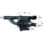 Mahle Θερμοστάτης, Ψυκτικό Υγρό - Th 40 83
