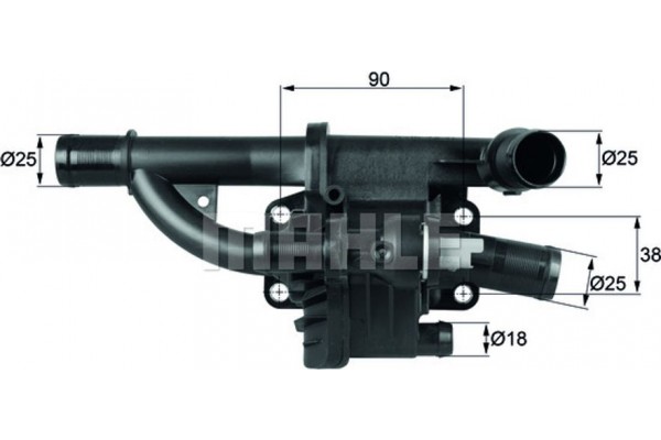 Mahle Θερμοστάτης, Ψυκτικό Υγρό - Th 40 83