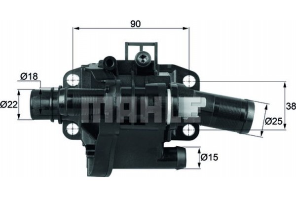 Mahle Θερμοστάτης, Ψυκτικό Υγρό - Th 41 83