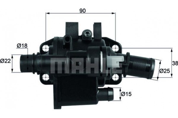 Mahle Θερμοστάτης, Ψυκτικό Υγρό - Th 42 83