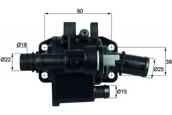 Mahle Θερμοστάτης, Ψυκτικό Υγρό - Th 42 83