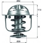 Mahle Θερμοστάτης, Ψυκτικό Υγρό - Tx 119 82D