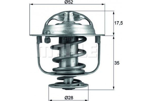 Mahle Θερμοστάτης, Ψυκτικό Υγρό - Tx 119 82D
