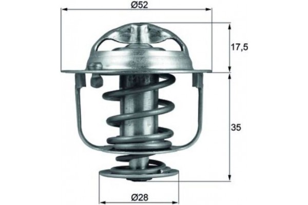 Mahle Θερμοστάτης, Ψυκτικό Υγρό - Tx 119 82D