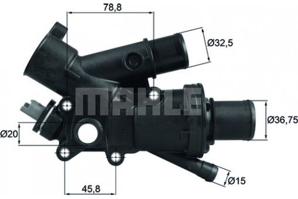 Mahle Θερμοστάτης, Ψυκτικό Υγρό - Th 43 83