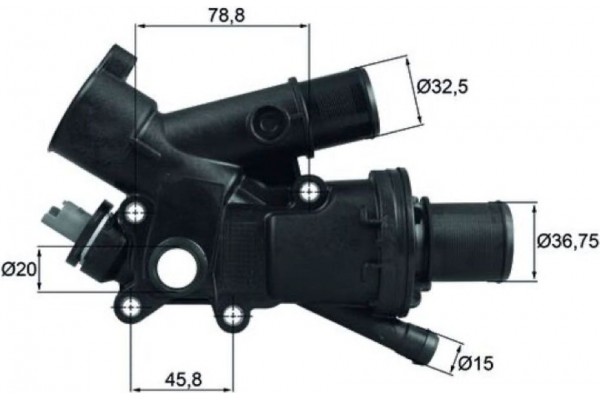 Mahle Θερμοστάτης, Ψυκτικό Υγρό - Th 43 83