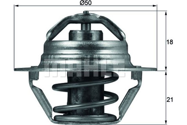 Mahle Θερμοστάτης, Ψυκτικό Υγρό - Tx 100 89D