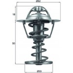 Mahle Θερμοστάτης, Ψυκτικό Υγρό - Tx 126 82D