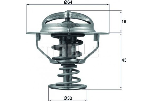 Mahle Θερμοστάτης, Ψυκτικό Υγρό - Tx 114 82D