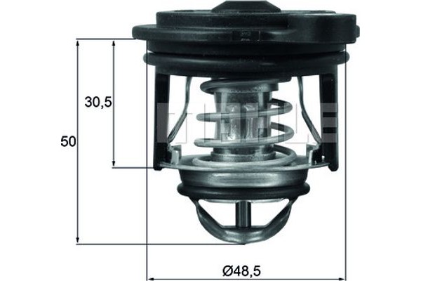 Mahle Θερμοστάτης, Ψυκτικό Υγρό - Ti 246 50