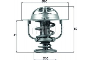 Mahle Θερμοστάτης, Ψυκτικό Υγρό - Tx 177 82D