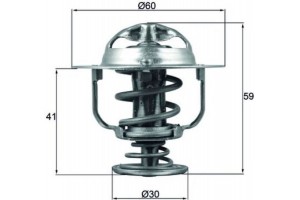Mahle Θερμοστάτης, Ψυκτικό Υγρό - Tx 177 82D