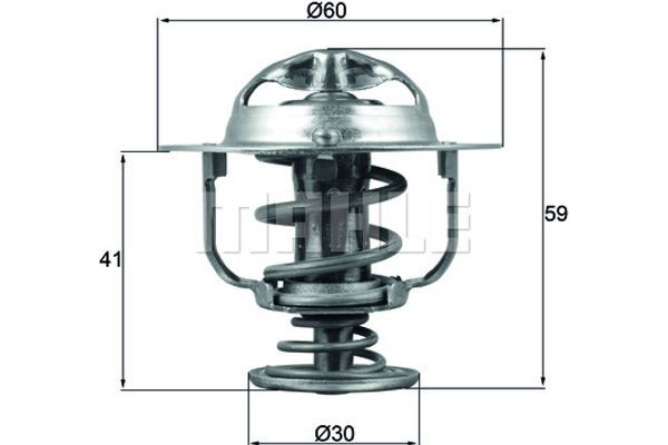 Mahle Θερμοστάτης, Ψυκτικό Υγρό - Tx 177 82D