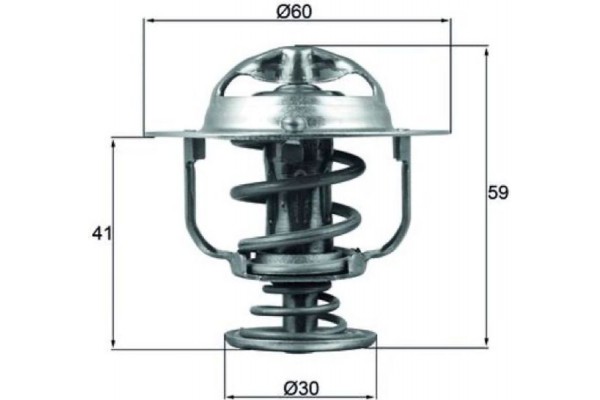 Mahle Θερμοστάτης, Ψυκτικό Υγρό - Tx 177 82D
