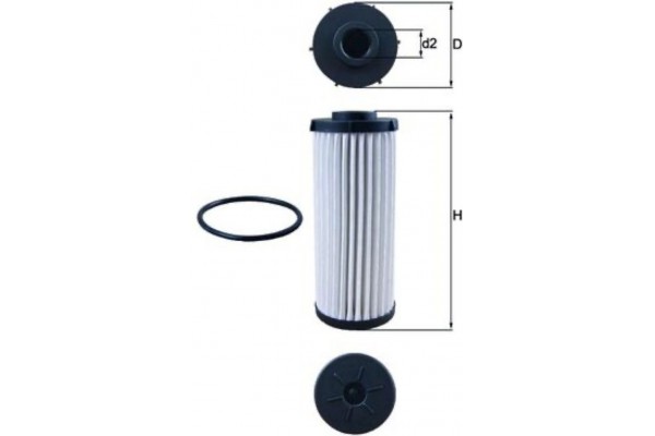 Mahle Υδραυλ. φίλτρο, αυτόμ. κιβ. ταχυτ. - Hx 139D