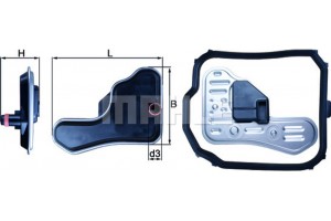 Mahle Υδραυλ. φίλτρο, αυτόμ. κιβ. ταχυτ. - Hx 148D