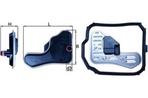 Mahle Υδραυλ. φίλτρο, αυτόμ. κιβ. ταχυτ. - Hx 148D