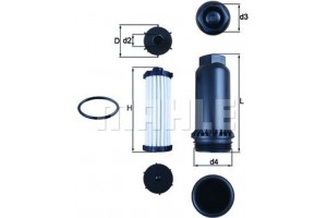 Mahle Υδραυλ. φίλτρο, αυτόμ. κιβ. ταχυτ. - Hx 151KIT