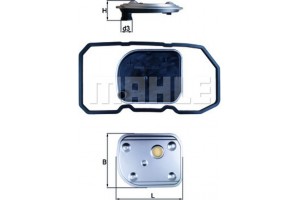 Mahle Υδραυλ. φίλτρο, αυτόμ. κιβ. ταχυτ. - Hx 158D