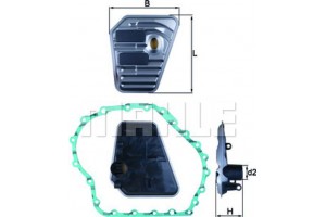 Mahle Υδραυλ. φίλτρο, αυτόμ. κιβ. ταχυτ. - Hx 167D