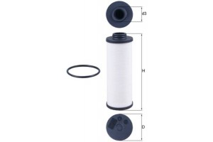 Mahle Υδραυλ. φίλτρο, αυτόμ. κιβ. ταχυτ. - Hx 186D