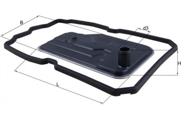 Mahle Υδραυλ. φίλτρο, αυτόμ. κιβ. ταχυτ. - Hx 124D