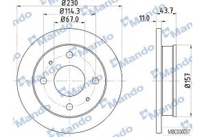Mando Δισκόπλακα - MBC030007