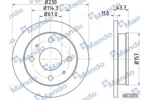 Mando Δισκόπλακα - MBC030010