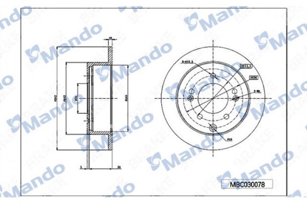 Mando Δισκόπλακα - MBC030078