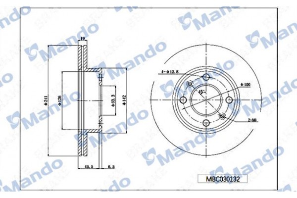 Mando Δισκόπλακα - MBC030132