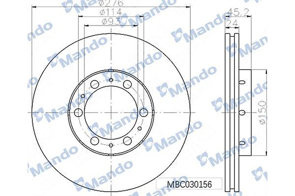 Mando Δισκόπλακα - MBC030156