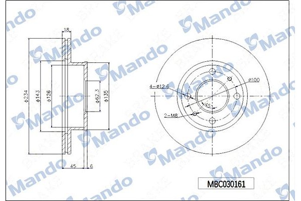 Mando Δισκόπλακα - MBC030161