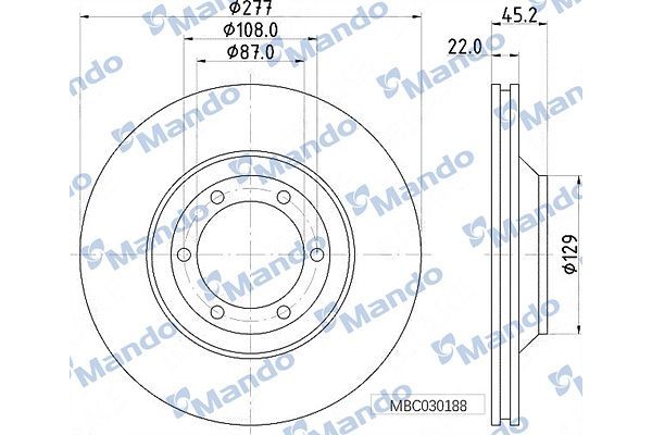 Mando Δισκόπλακα - MBC030188