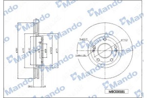 Mando Δισκόπλακα - MBC030191