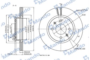 Mando Δισκόπλακα - MBC030239